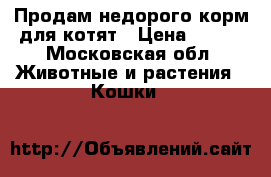 Продам недорого корм для котят › Цена ­ 900 - Московская обл. Животные и растения » Кошки   